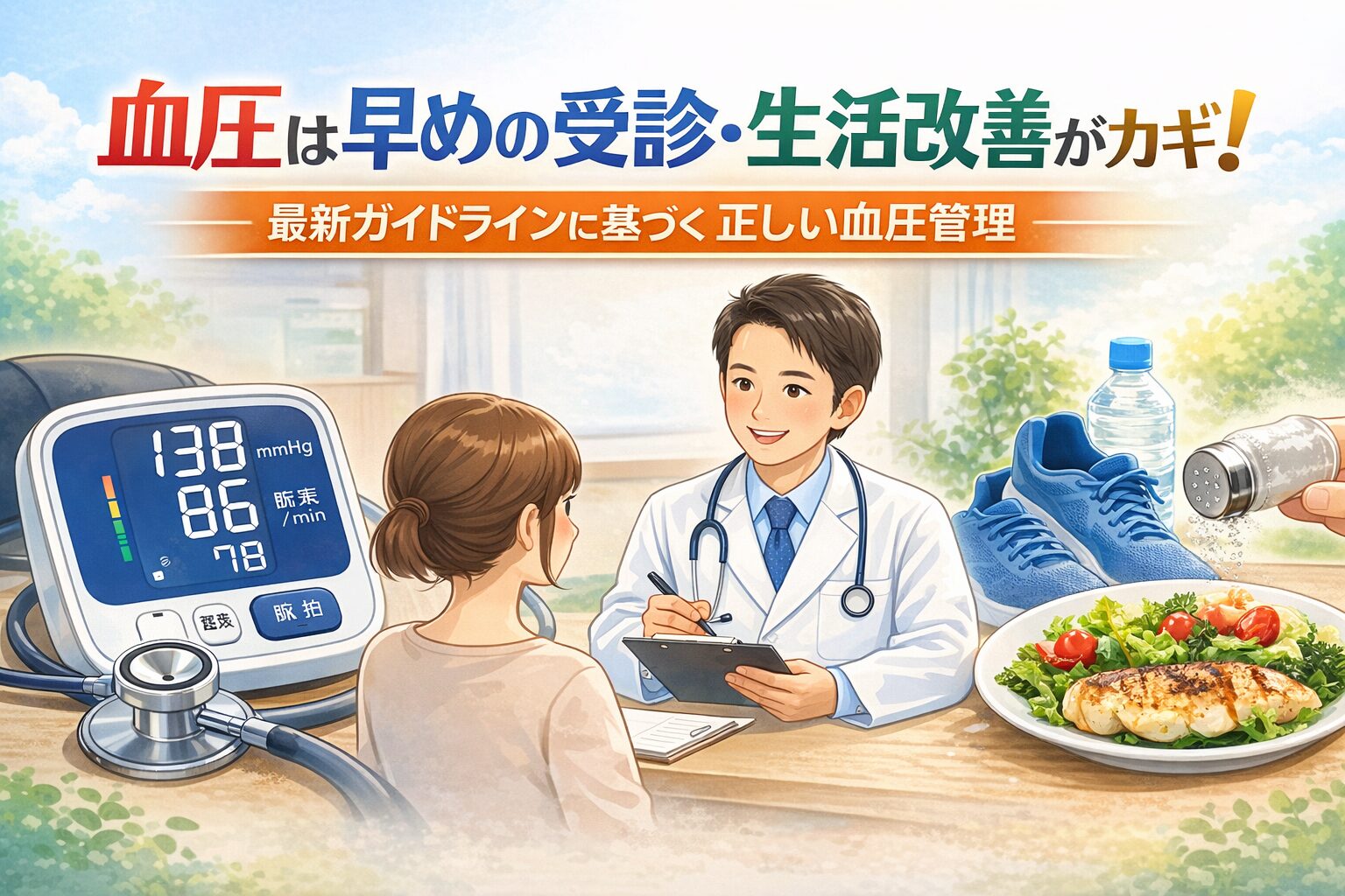 血圧は「高くなってから」では遅い？――日本の最新ガイドラインが勧める“早めの受診”の理由