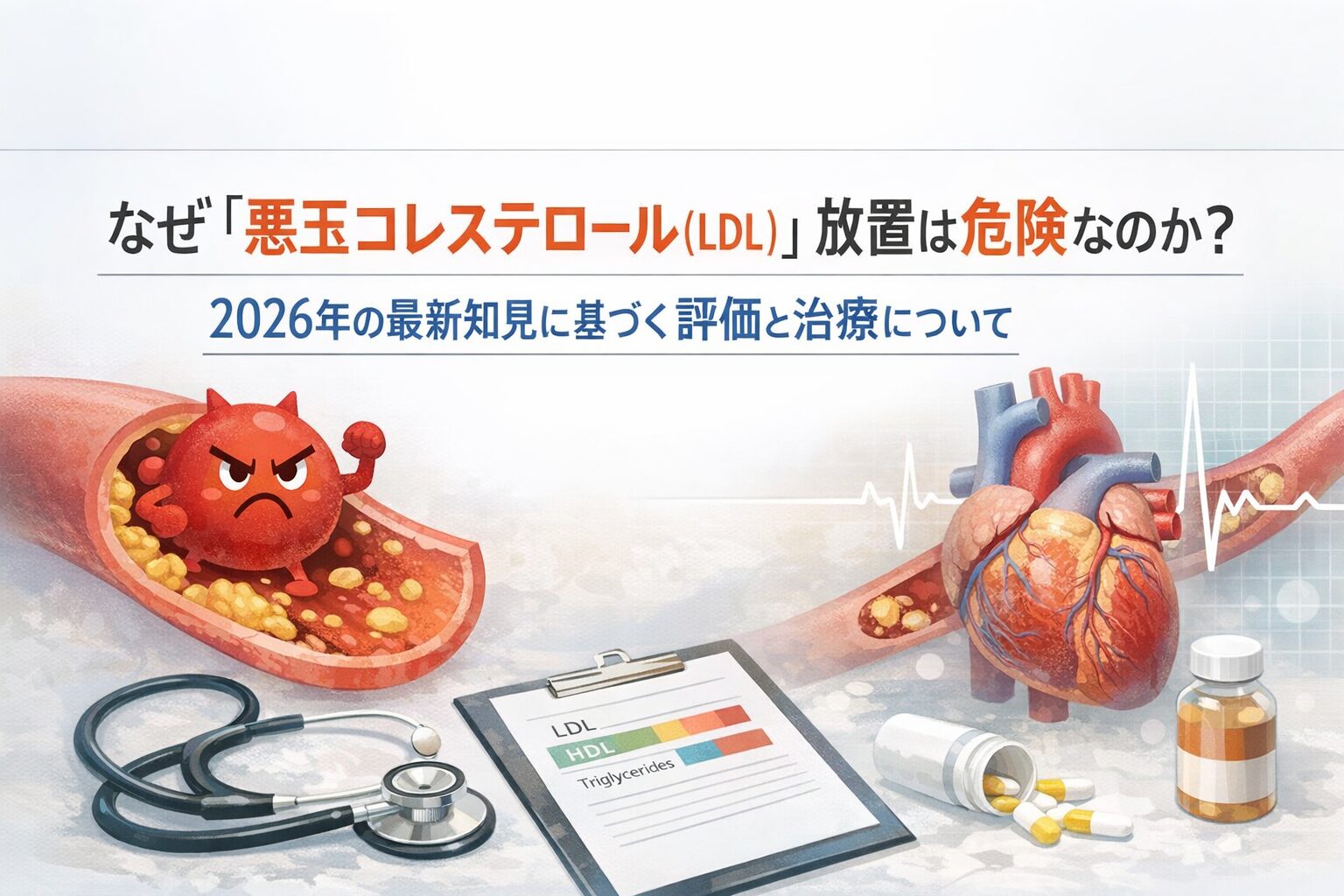 なぜ「悪玉コレステロール（LDL）」の放置は危険なのか？20...